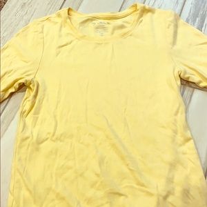 yellow tee